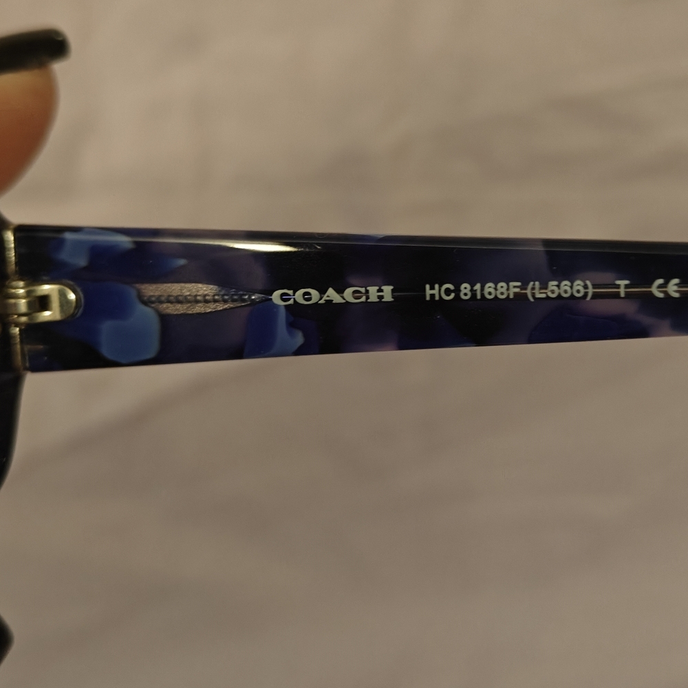 Coach Blue and Black Sunglasses - Picture 10 of 10